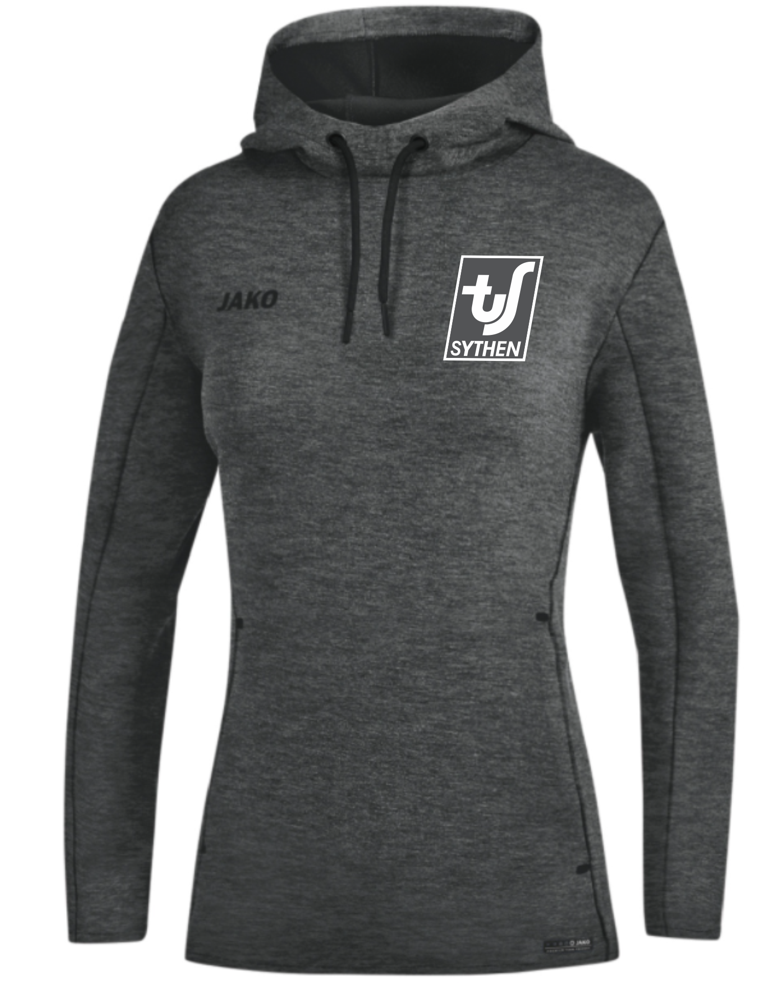 JAKO Kapuzensweat Premium Basics Damen grau